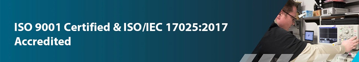 ISO 9001 Certified & ISOIEC 170252017 Accredited