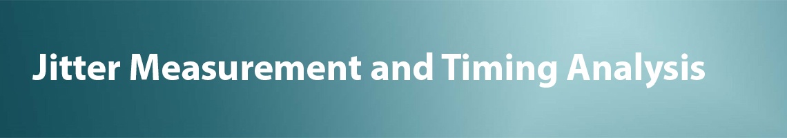 Jitter Measurement And Timing Analysis - Netes Mühendislik